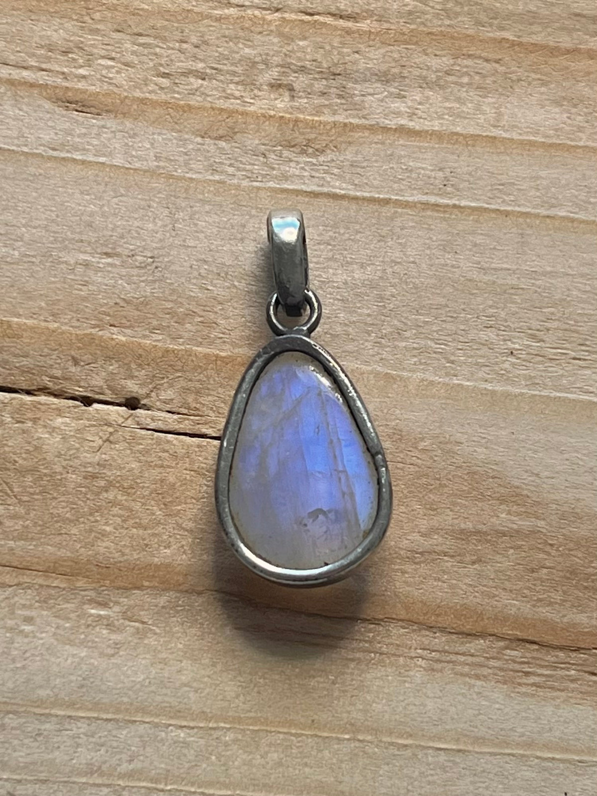 Tear Drop Moonstone 925 Sterling Silver Pendant