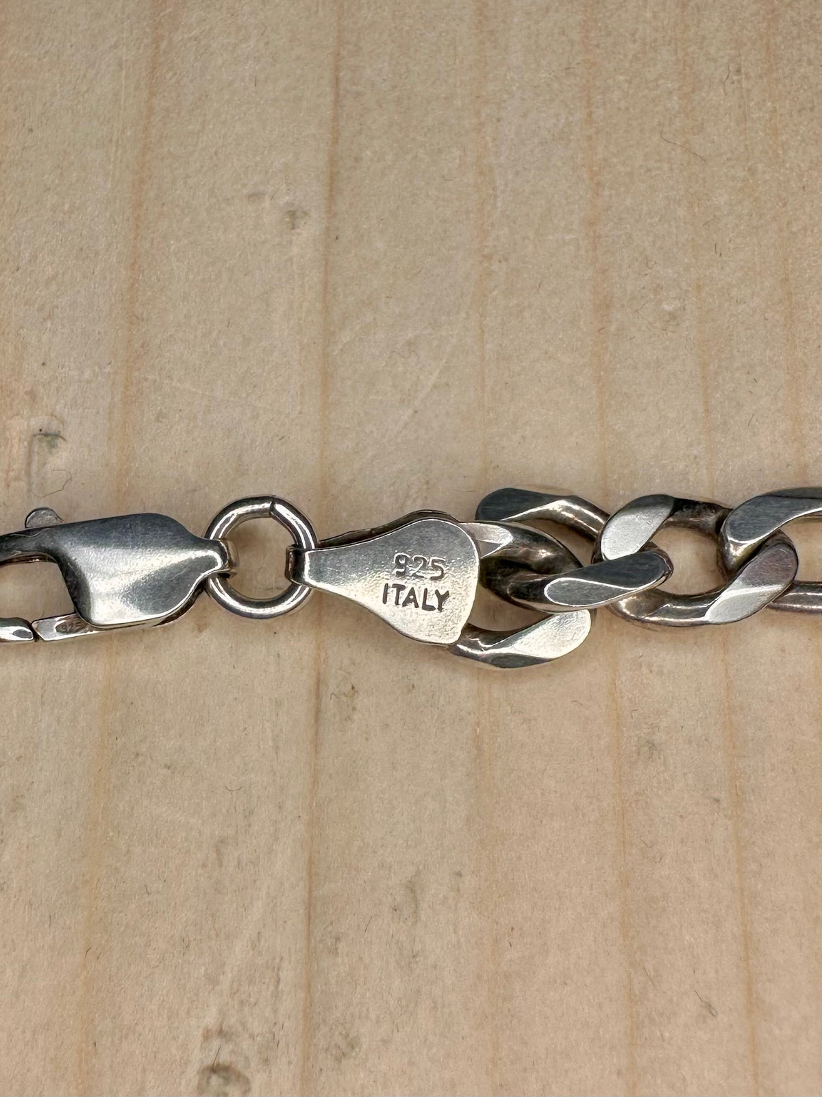 Chunky Figaro Link Chain 925 Sterling Silver 20 inch Necklace
