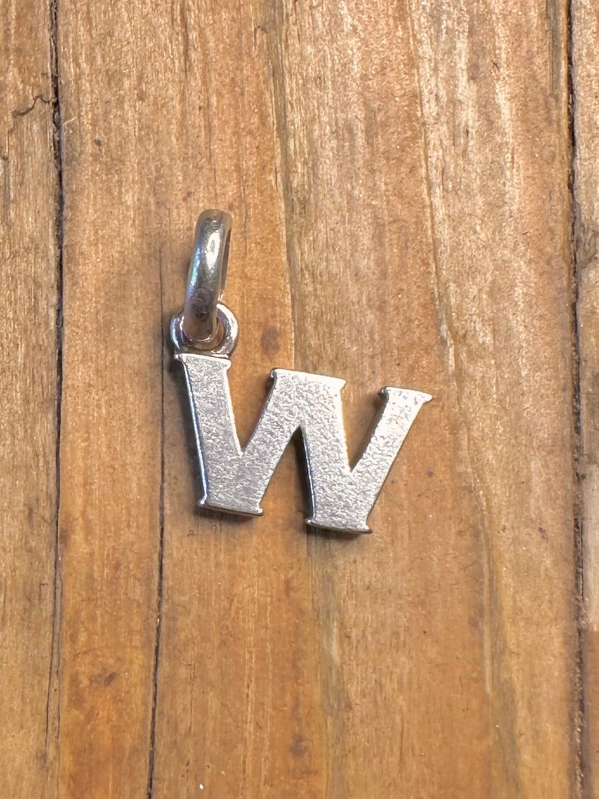 Links of London 2009 Initial W 925 Sterling Silver Charm Pendant