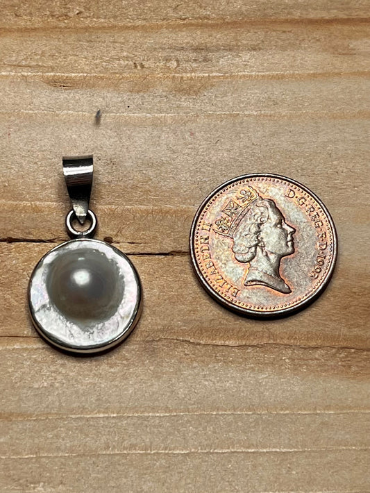 Blister Pearl 925 Sterling Silver Pendant