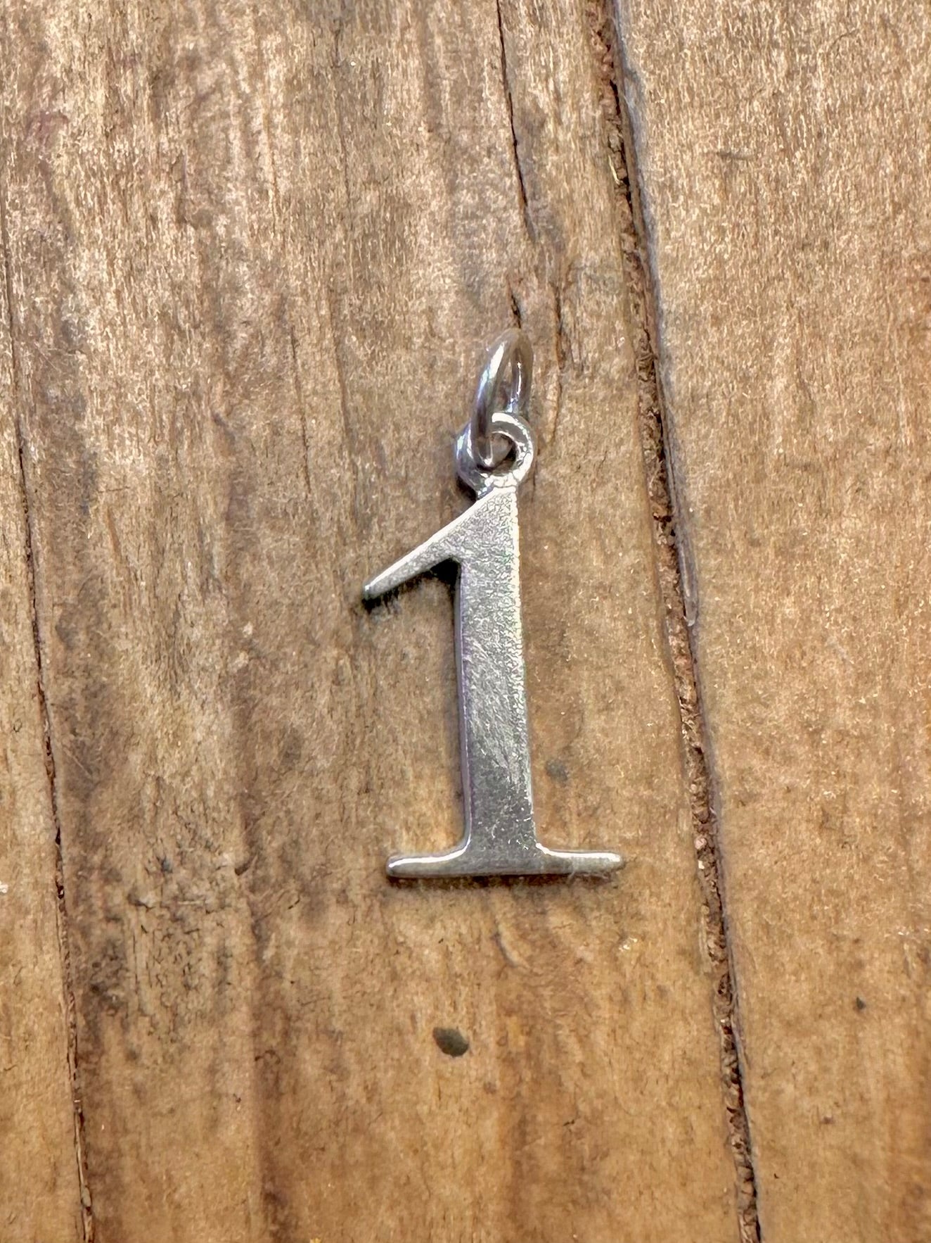 Nummer Eins 925 Sterling Silber Anhänger