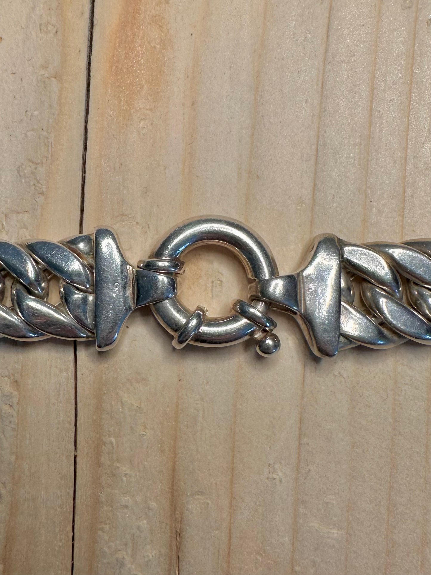 Chunky Curb Chain 925 Sterling Silver 16 inch Necklace