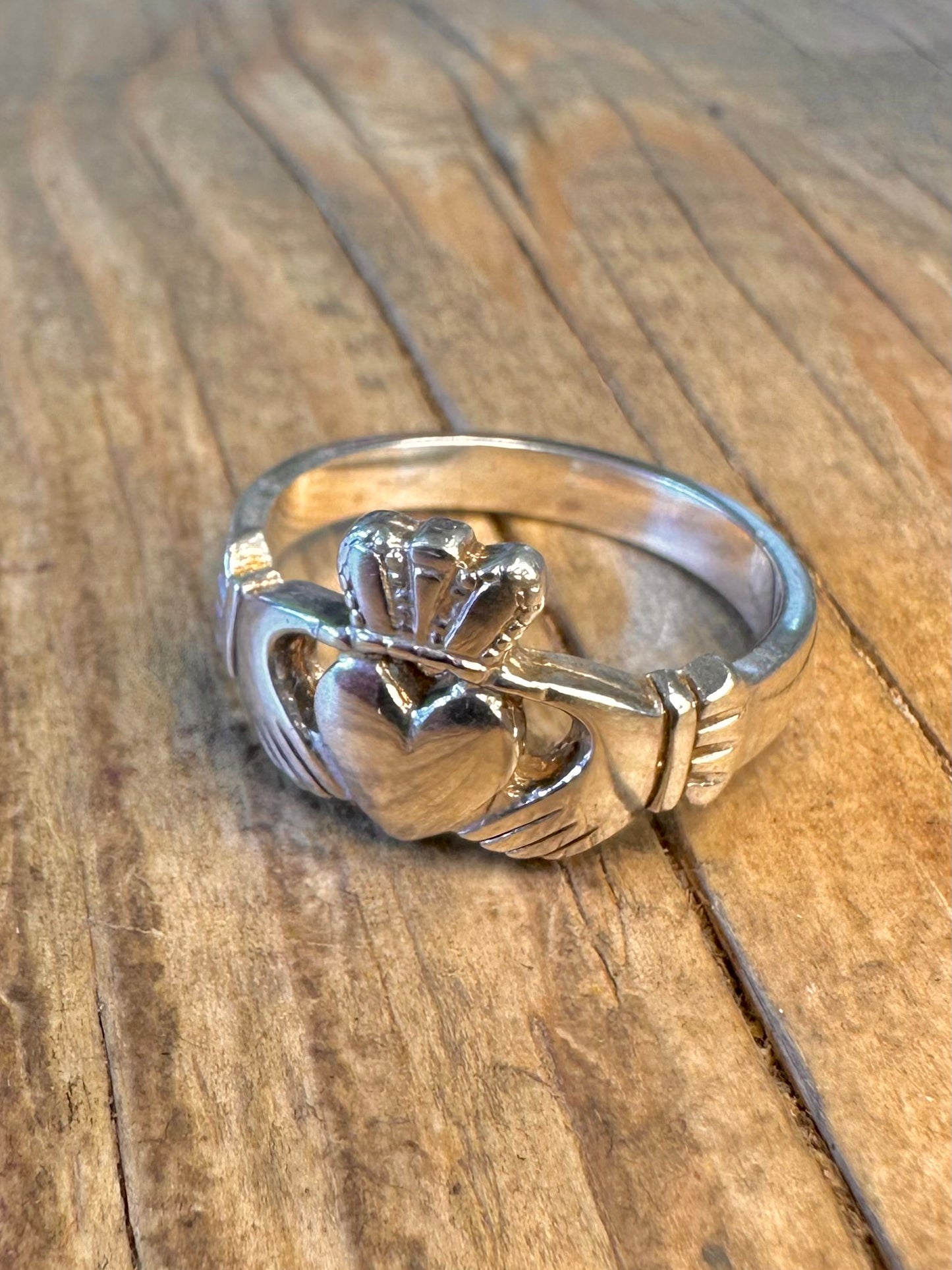 Claddagh 925 Sterling Silver Size V Ring