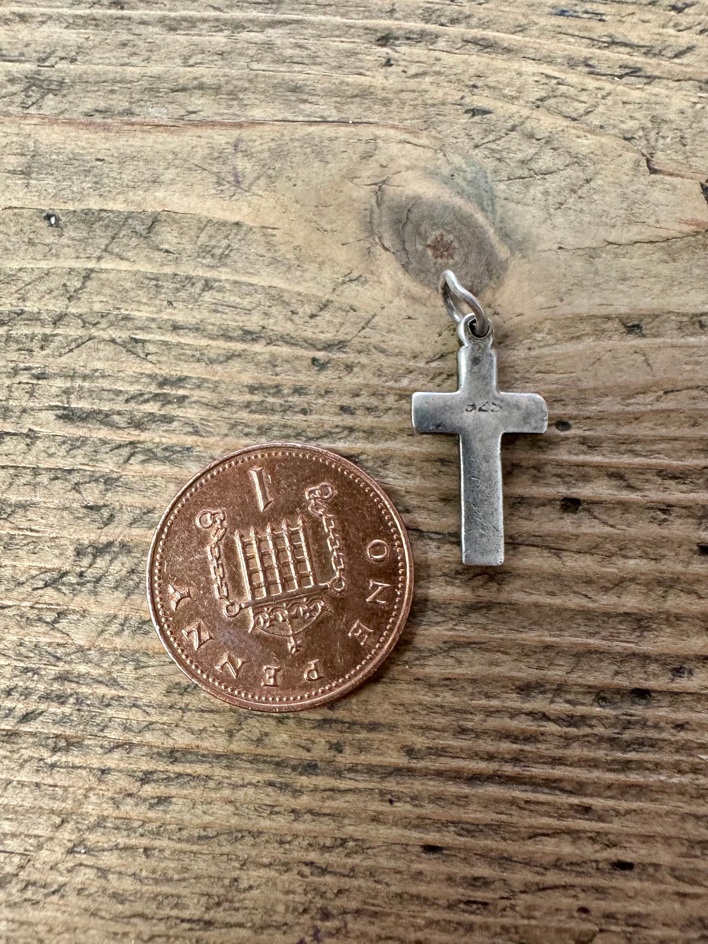 Vintage Cross 925 Silver Pendant