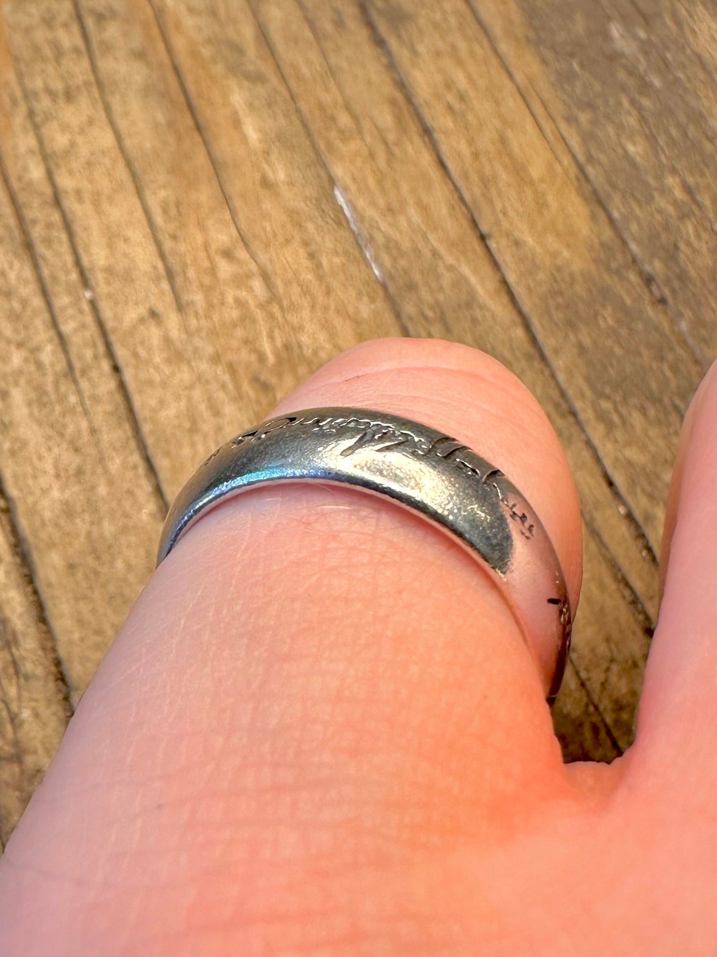 Lord of the Rings Band Maker Fusion 925 Sterling Silver Size M1/2 Ring
