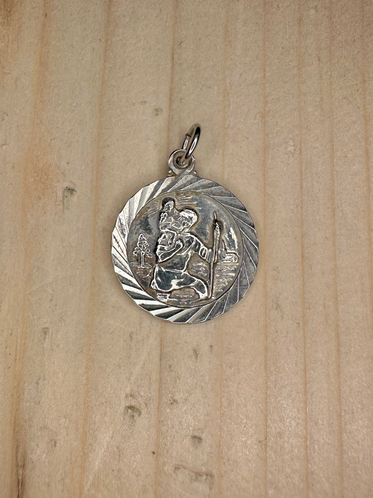 St. Christopher 925 Sterling Silver Pendant