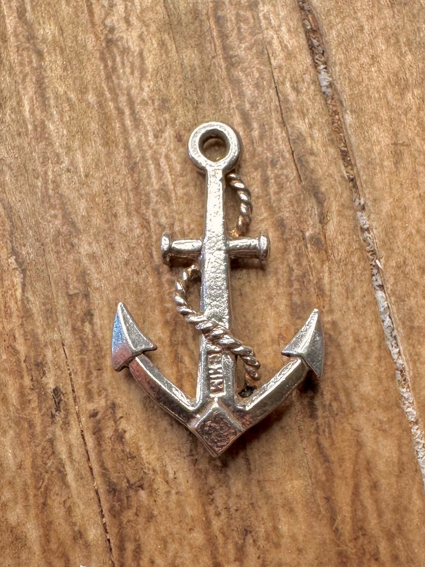 Vintage Anker Hersteller CHIM 925 Sterling Silber Charm Anhänger