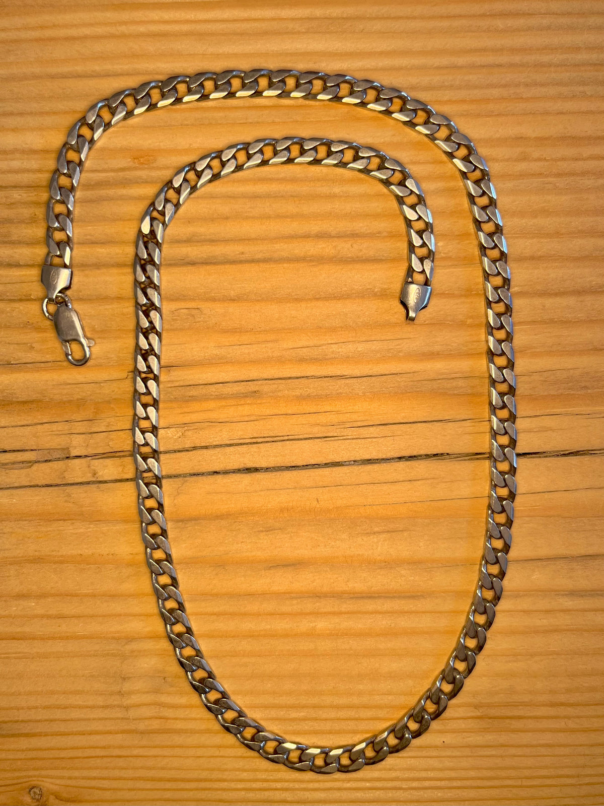 Classic Curb Chain Maker OPI Birmingham 925 Sterling Silver 20 inch Necklace