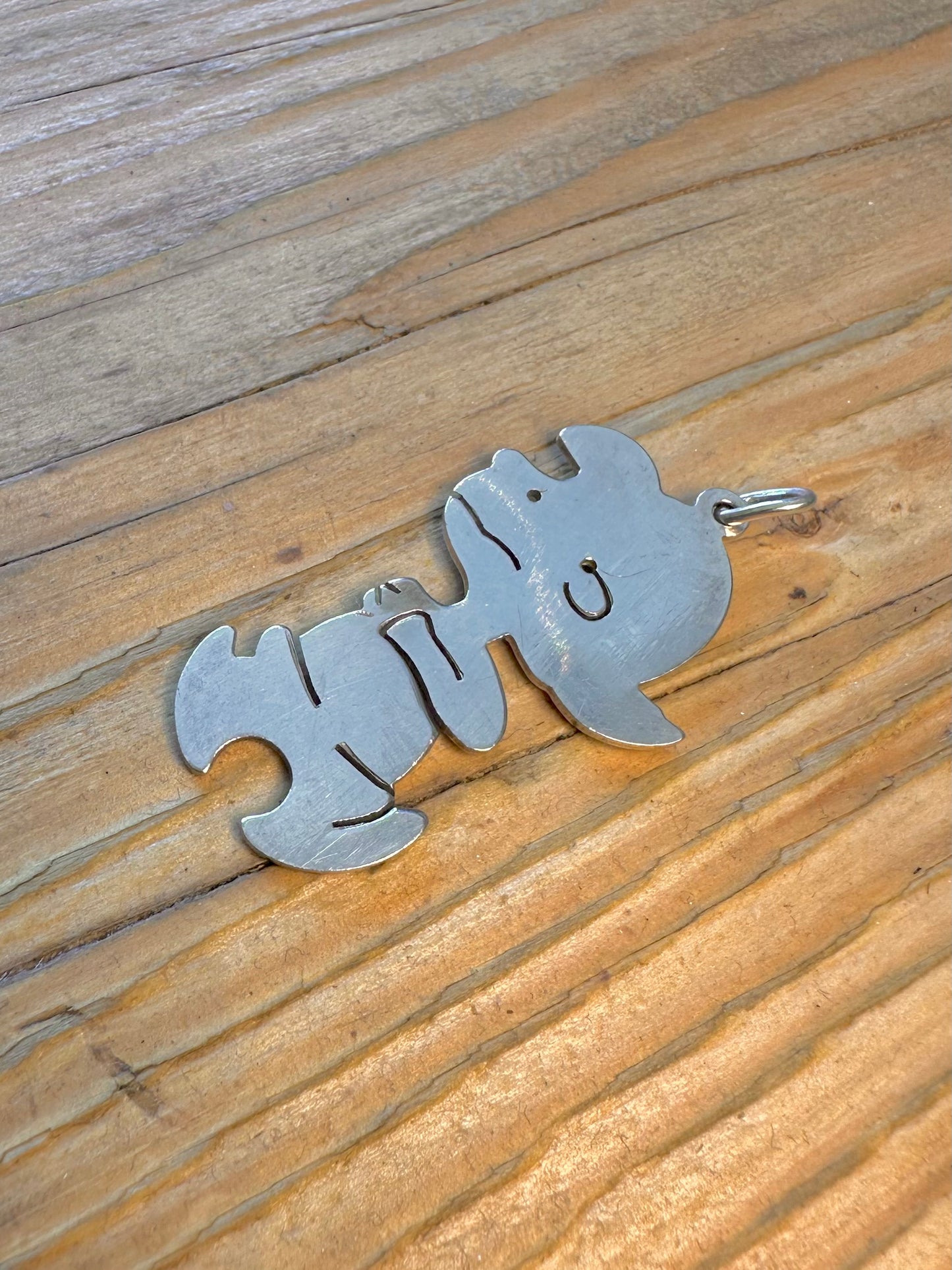 Peanuts Lucy Van Pelt 800 Silver Pendant