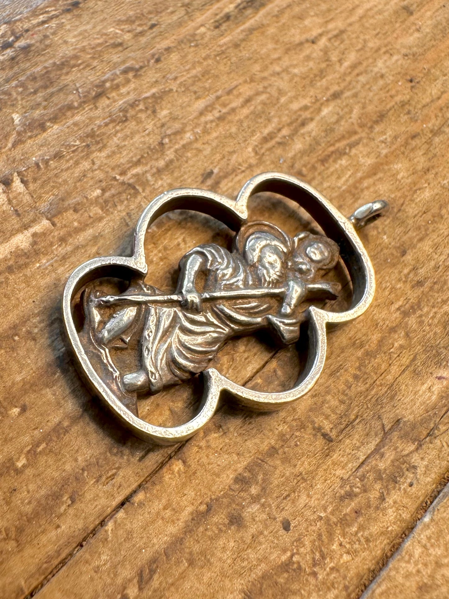 Toye Kenning & Spencer 1977 St Christopher 925 Sterling Silver Pendant