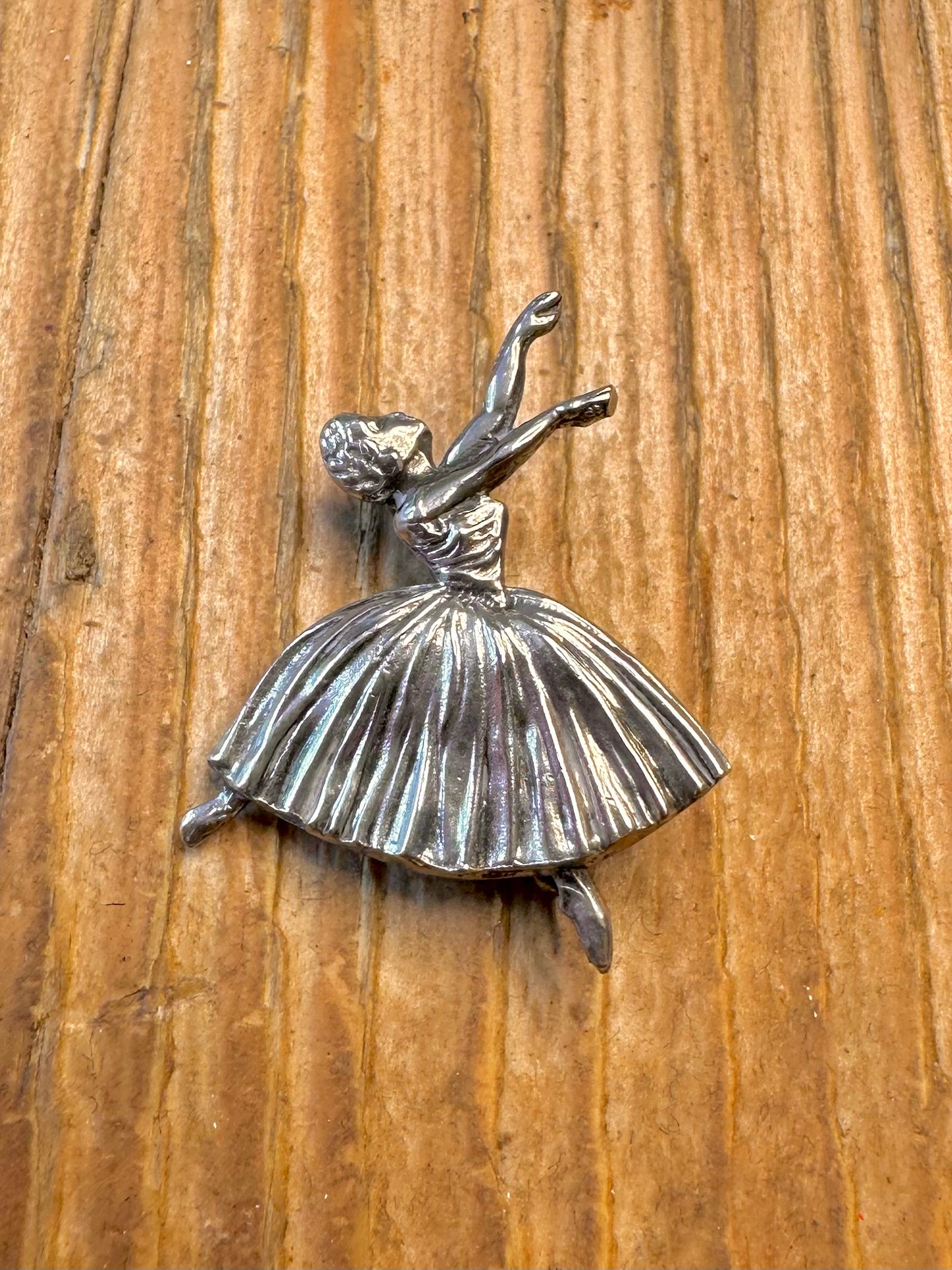 Ballerina 1948 Maker D.H Phillips 925 Sterling Silver Brooch