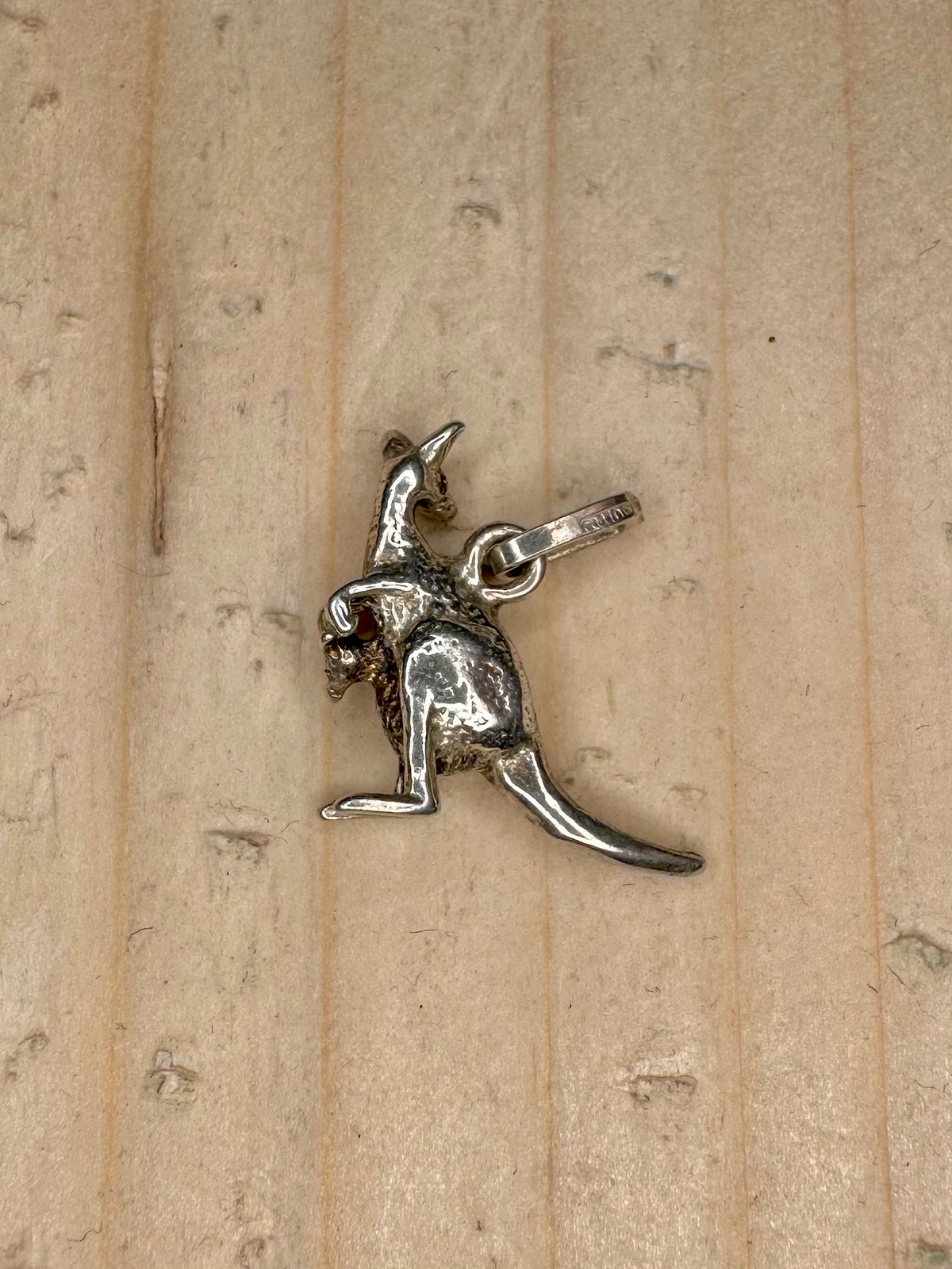 Kangaroo Charm 925 Sterling Silver Pendant