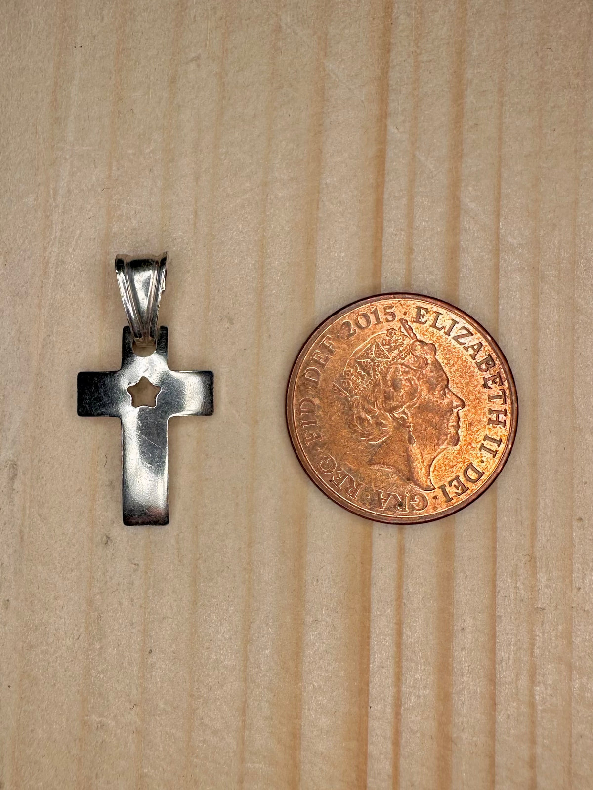 Star Cross 925 Sterling Silver Pendant