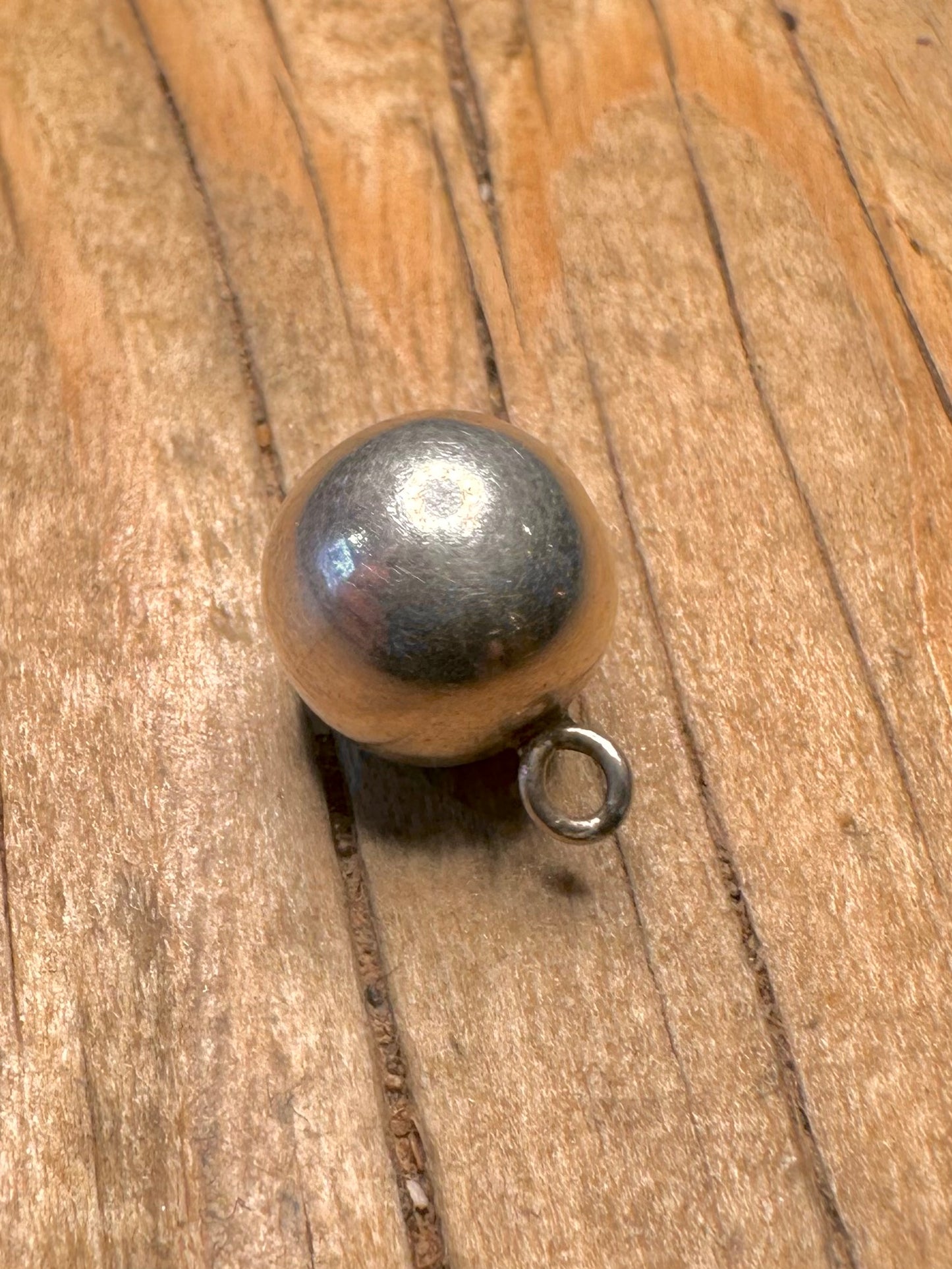 Modernist Ball 925 Sterling Silver Pendant