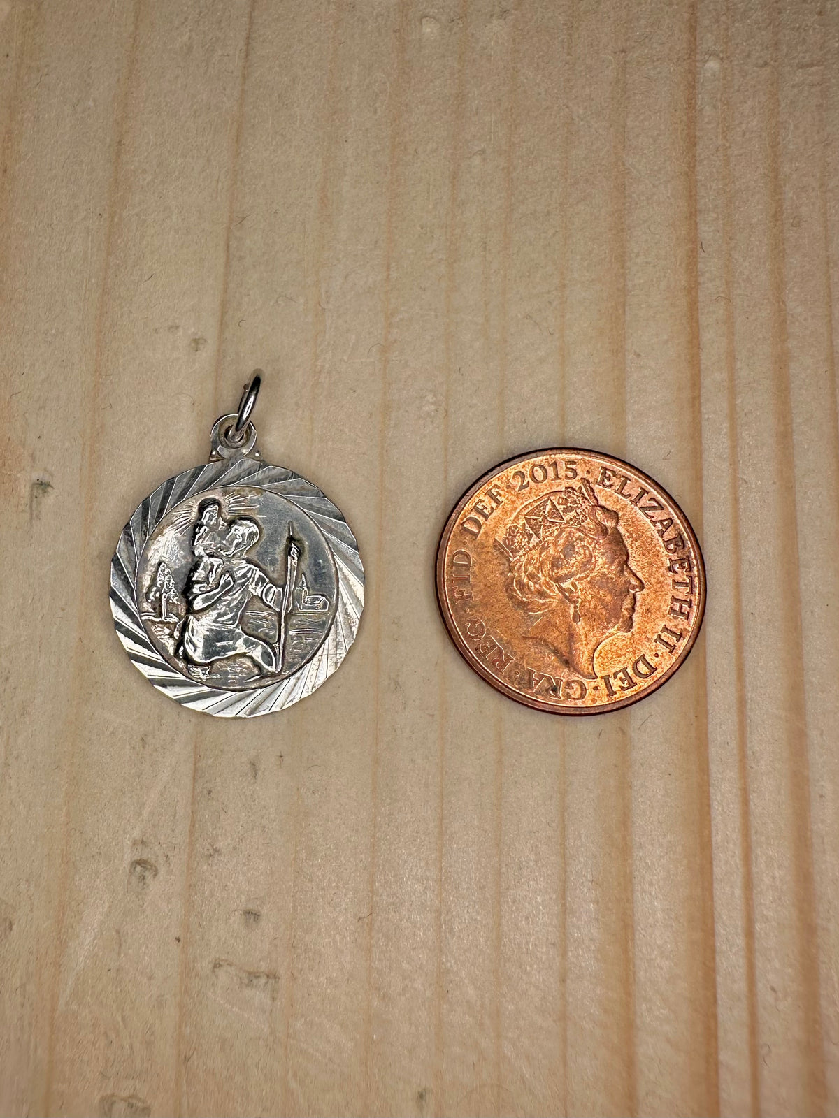 St. Christopher 925 Sterling Silver Pendant