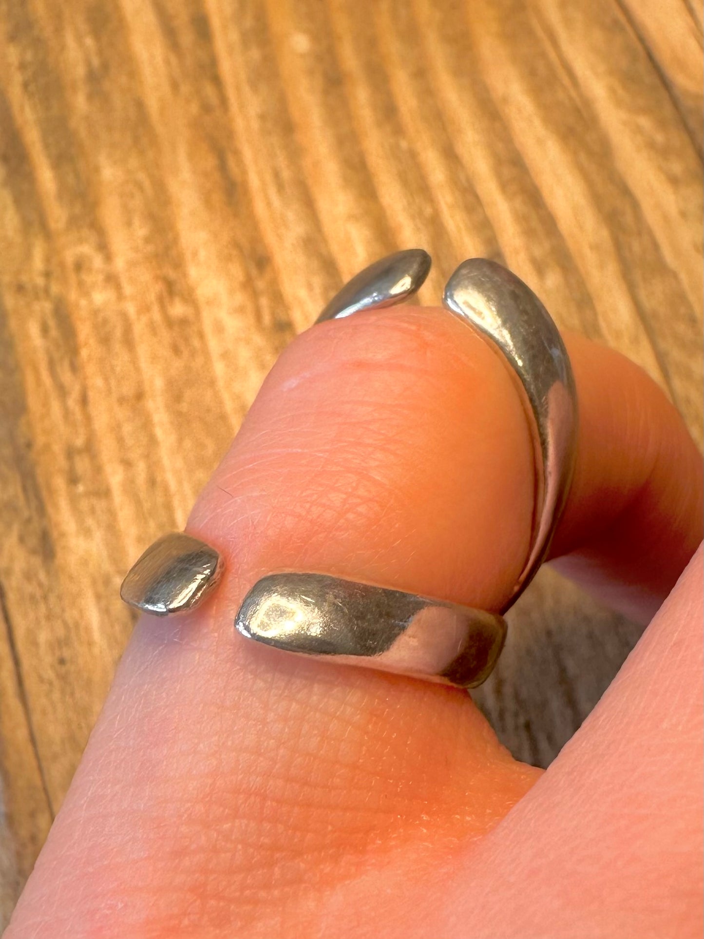 Arthritis offener Ringschiene 925 Sterling Silber Größe i1/2 Ring
