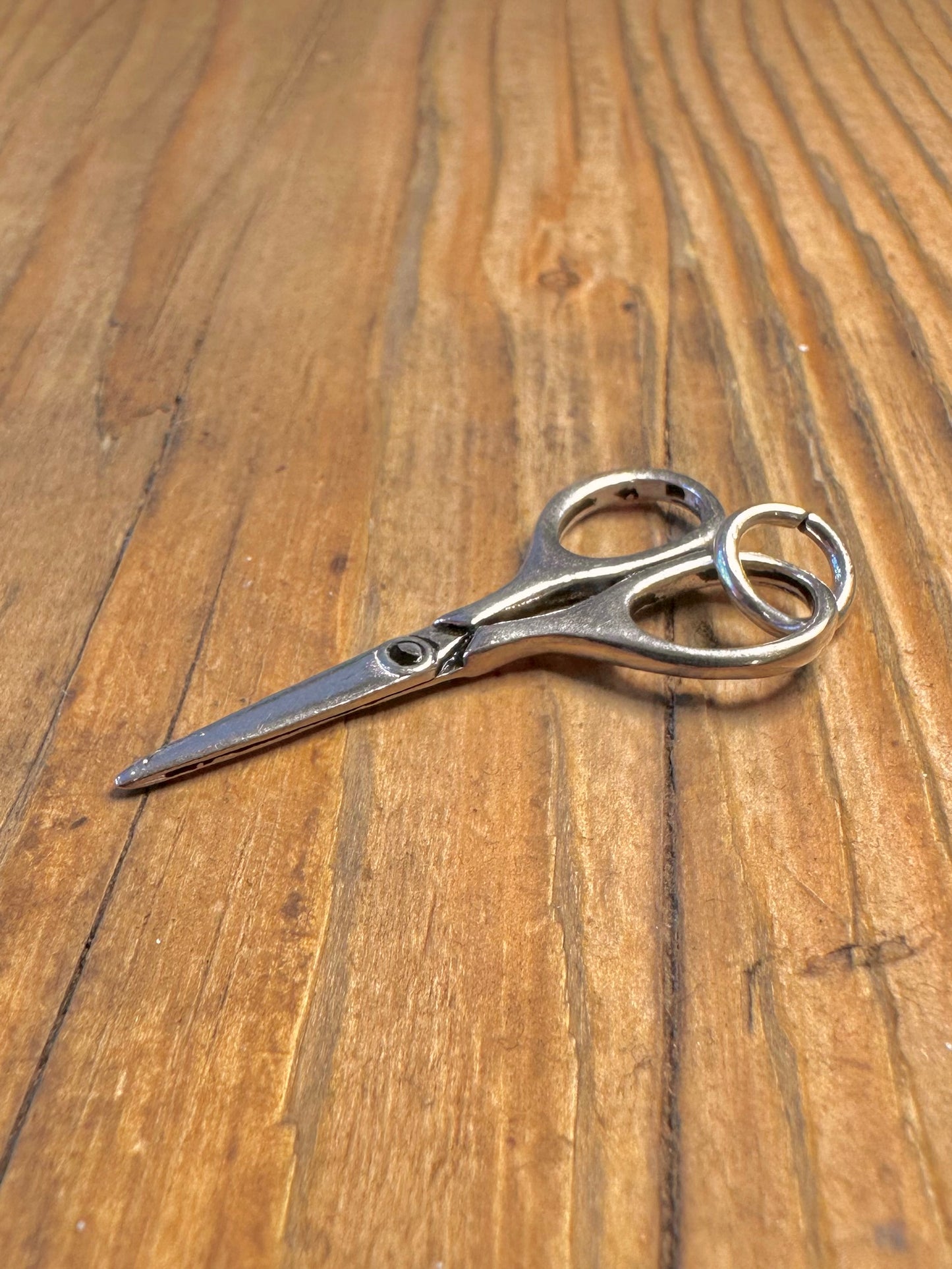 Large Scissors 925 Sterling Silver Pendant