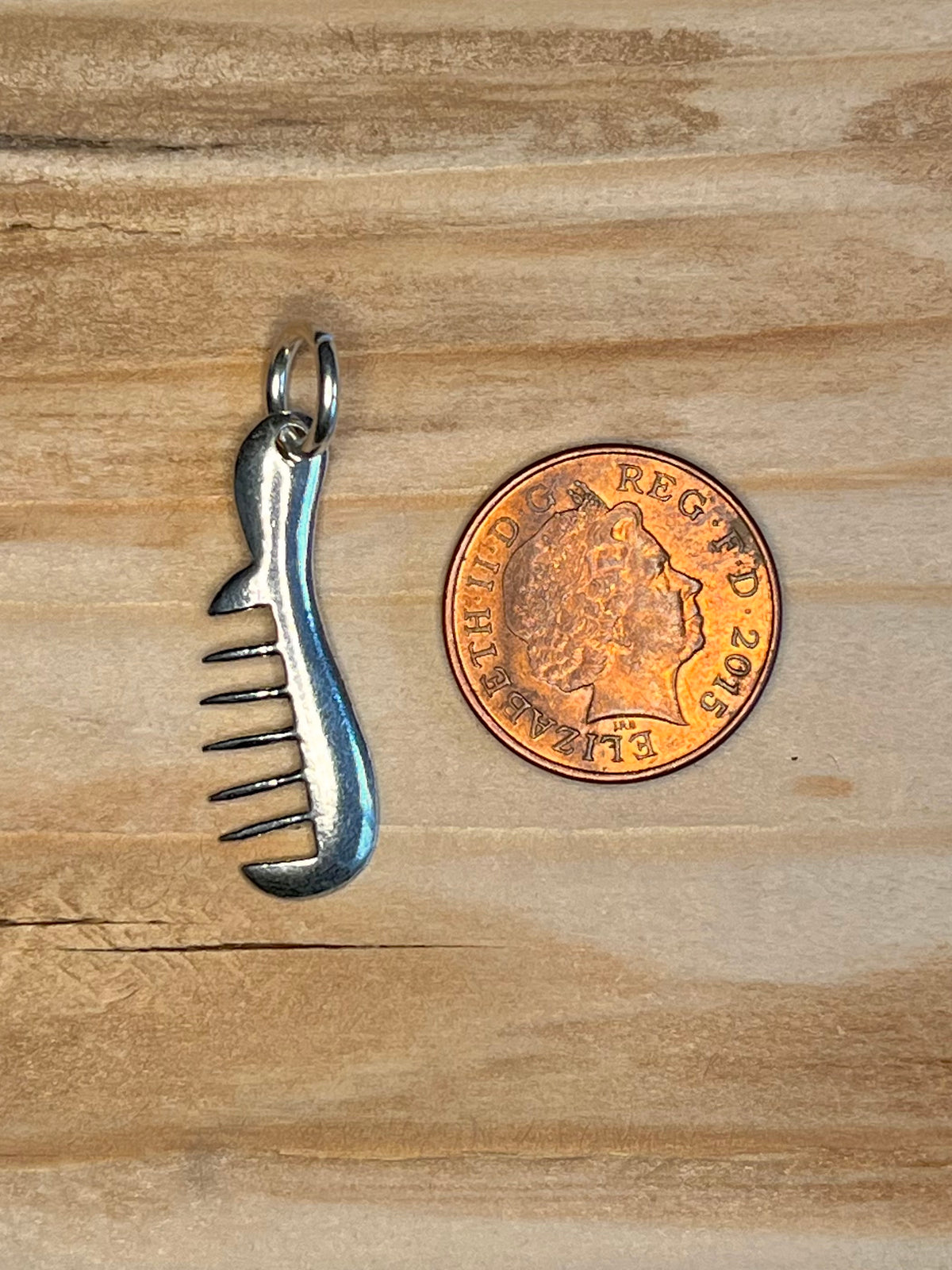 Small Comb 925 Sterling Silver Pendant