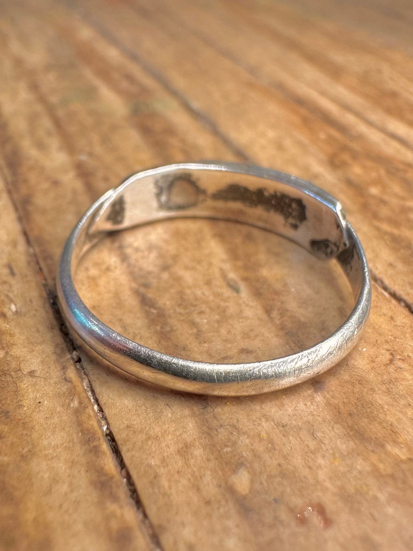 Southwestern-Stil Multi-Stein 925 Sterling Silber Ring Größe O