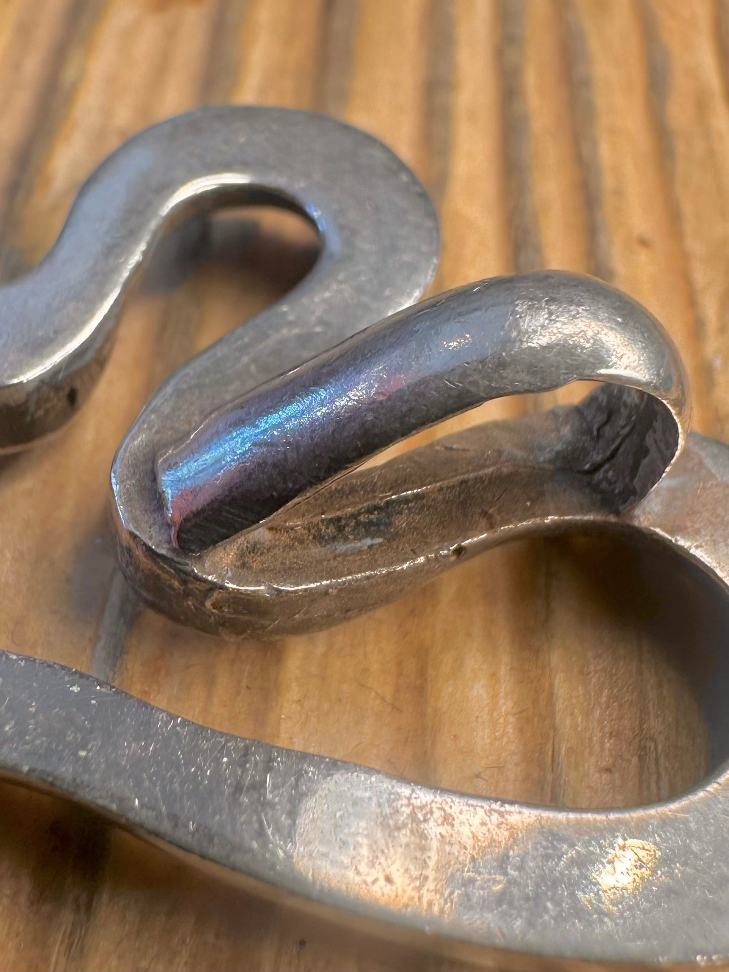 Abstract Squiggle 925 Sterling Silver Pendant