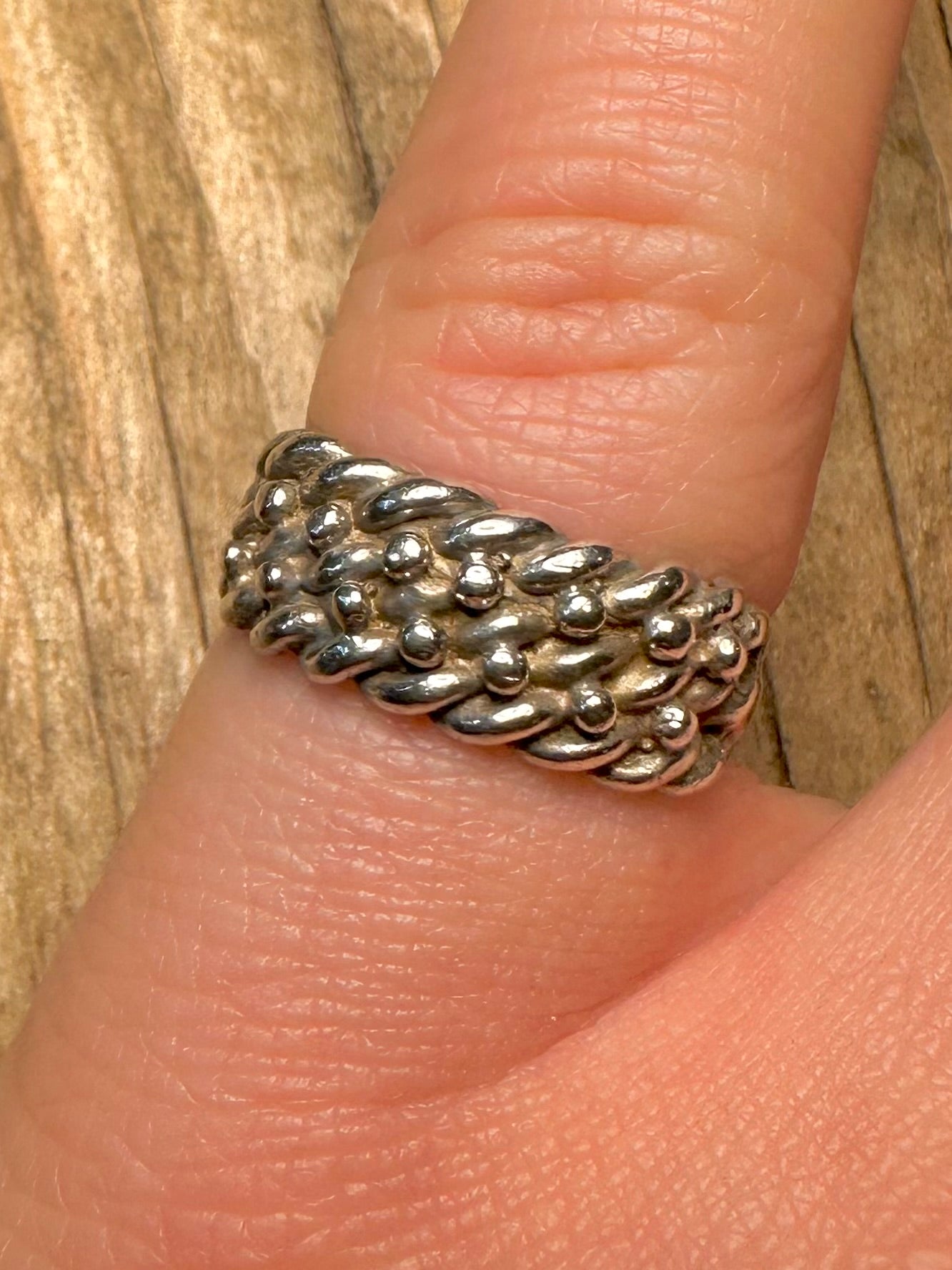 Vintage Keepers 925 Sterling Silver Size K Ring