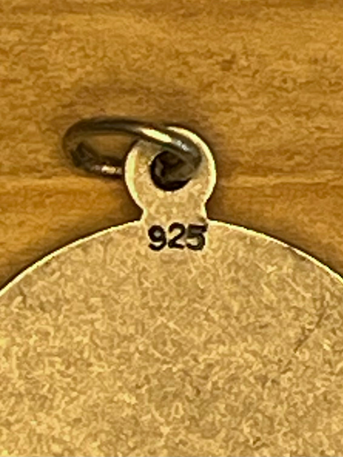Circle Capricorn Zodiac 925 Sterling Silver Pendant