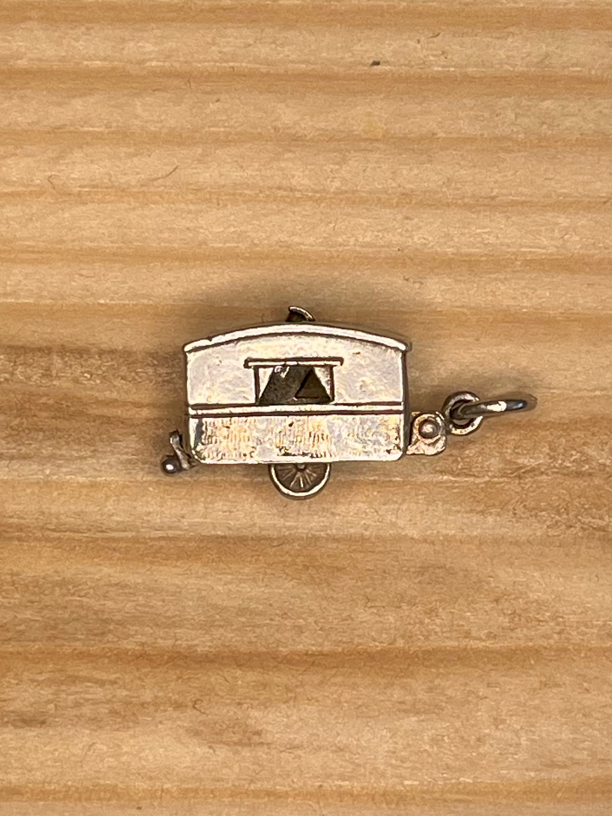 Small Caravan Articulated 925 Sterling Silver Pendant