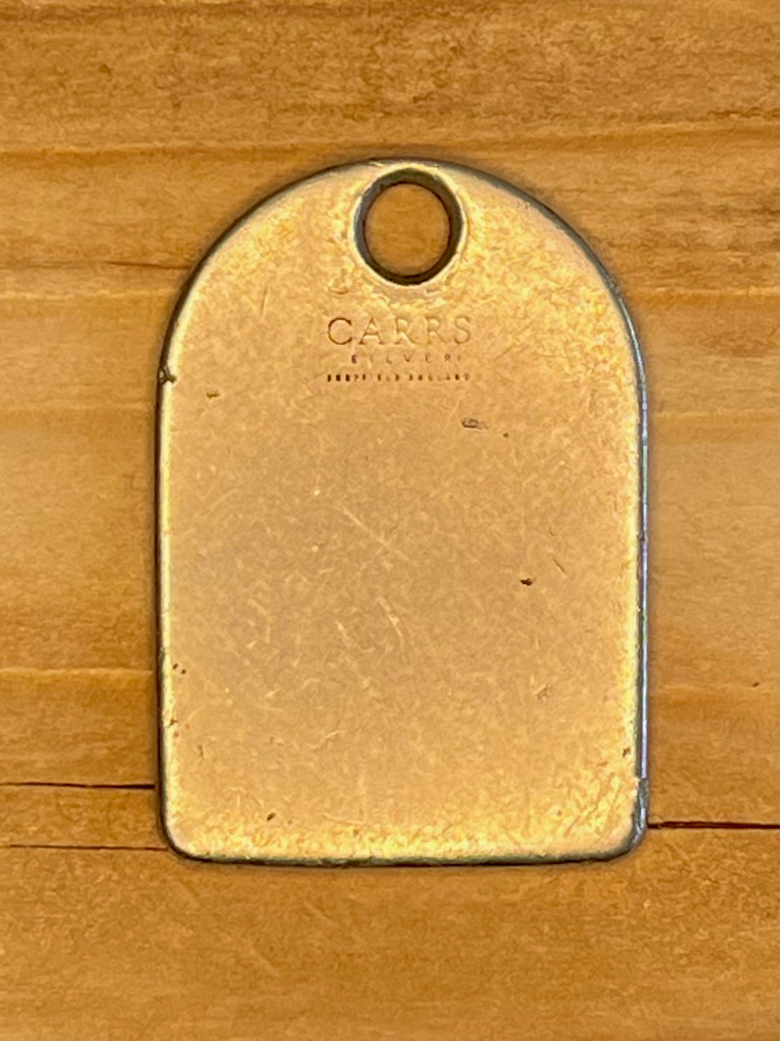 Ingot 2003 Carrs Maker RC 925 Sheffield Sterling Silver Pendant