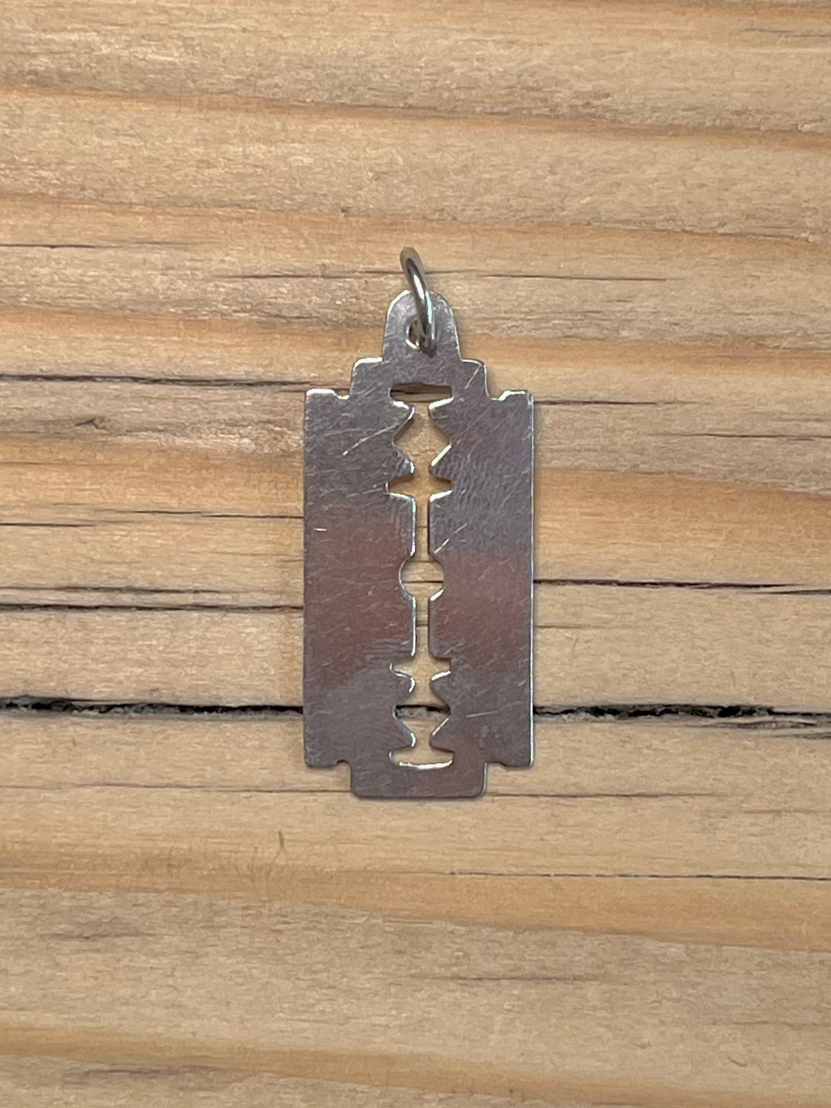 Razor Blade 925 Sterling Silver Pendant