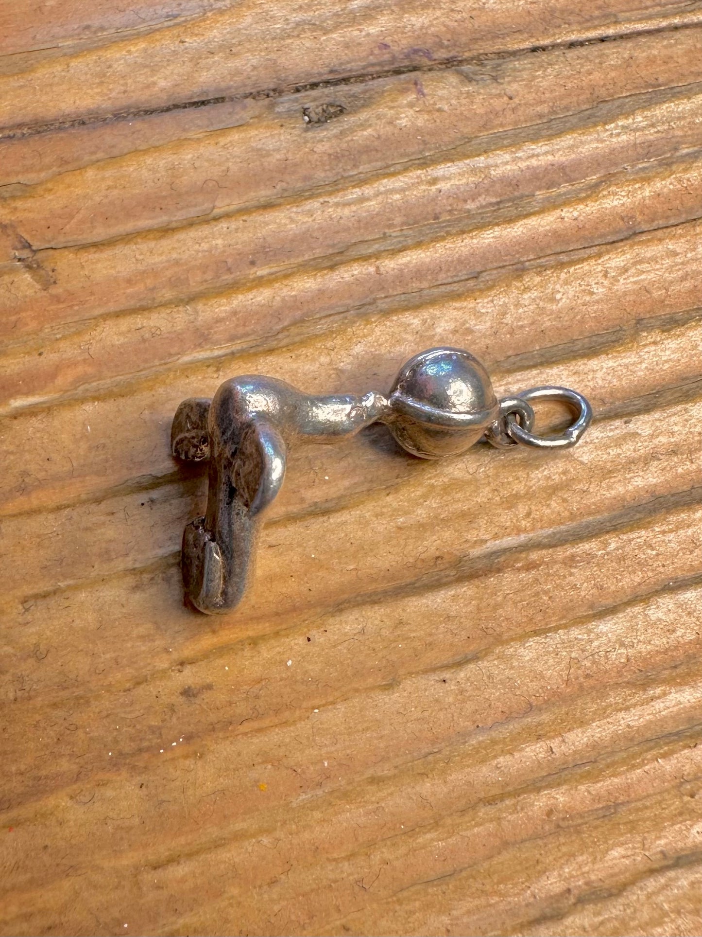 Seal Balancing Ball 925 Sterling Silver Charm Pendant