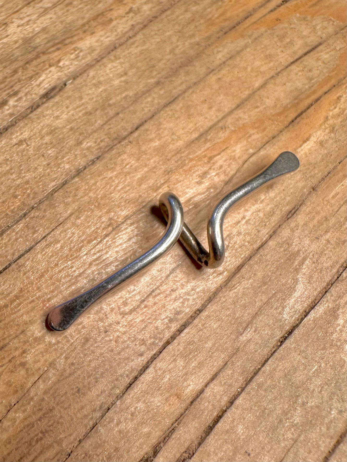 Modernist Bar 925 Sterling Silver Pendant