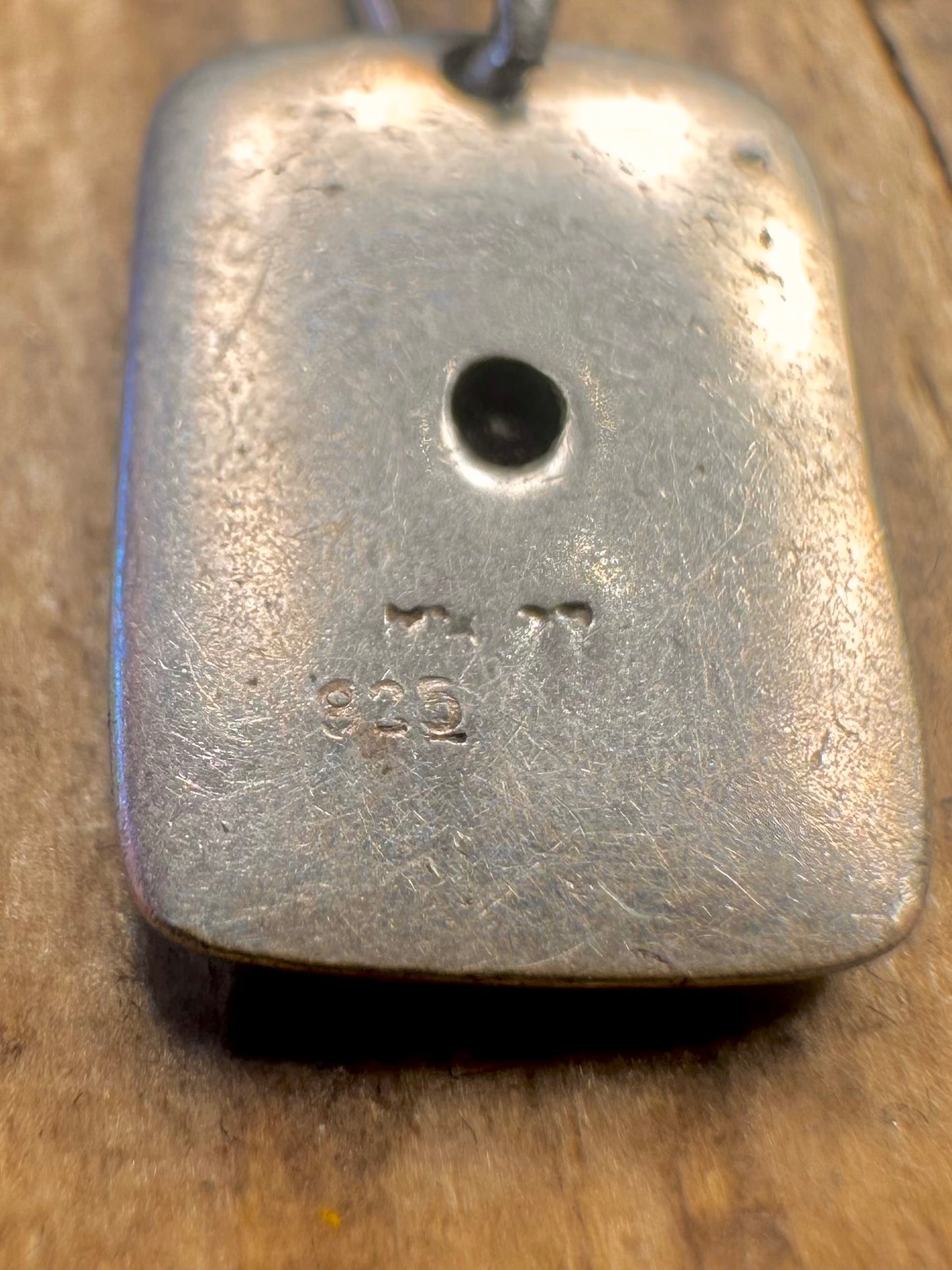 Amethystbarren-Anhänger aus 925er Sterlingsilber