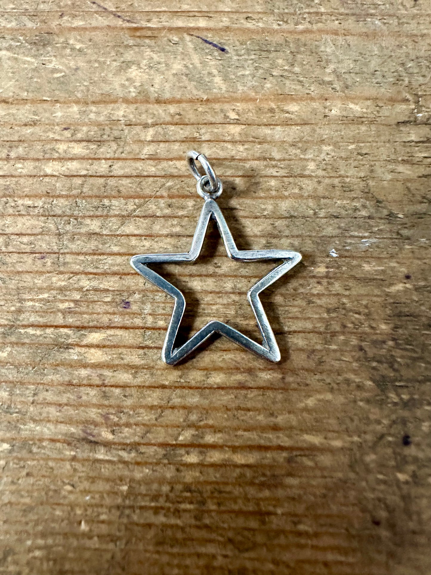 Vintage Star 925 Silver Pendant