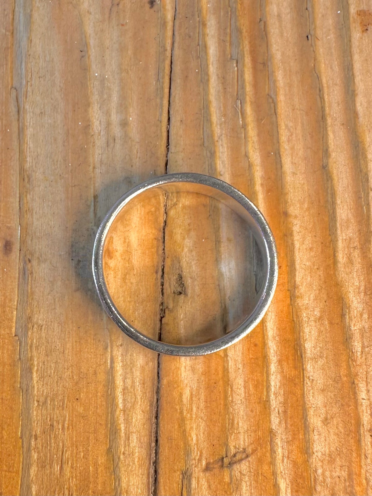 Band 925 Sterling Silver Size Q1/2 Ring