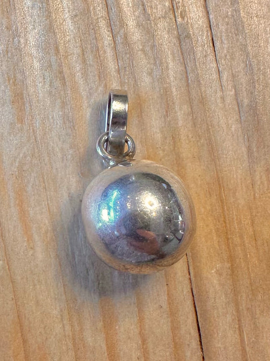 Vintage Ball Chine 925 Silver Pendant