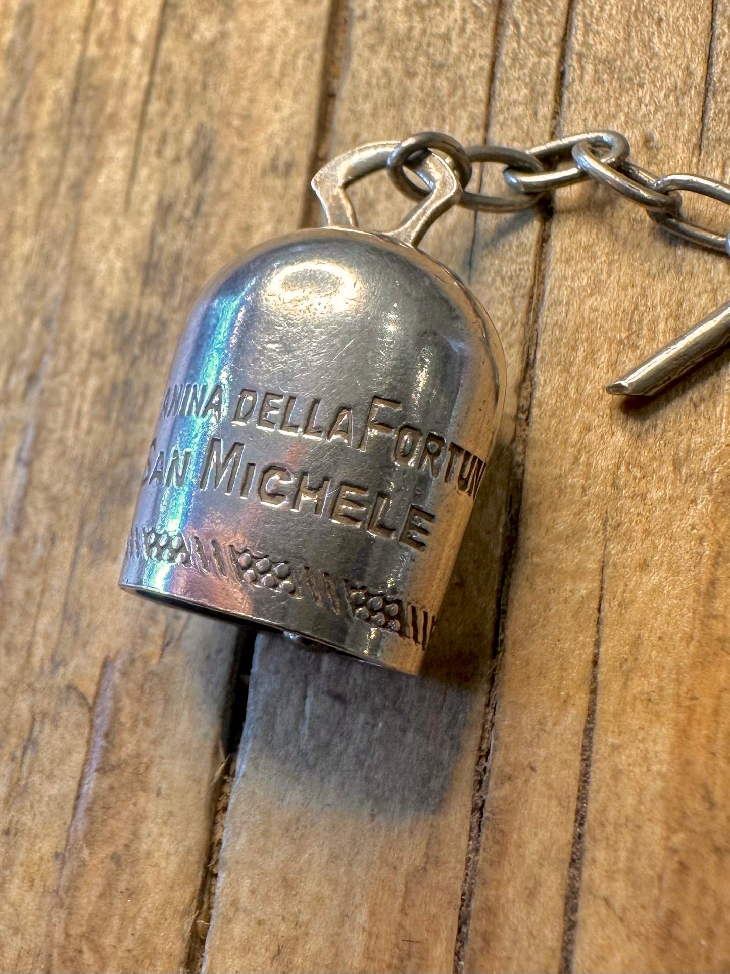 Campanina della Fortuna Lucky Bell of San Michele Capri 800 Silver Charm Pendant