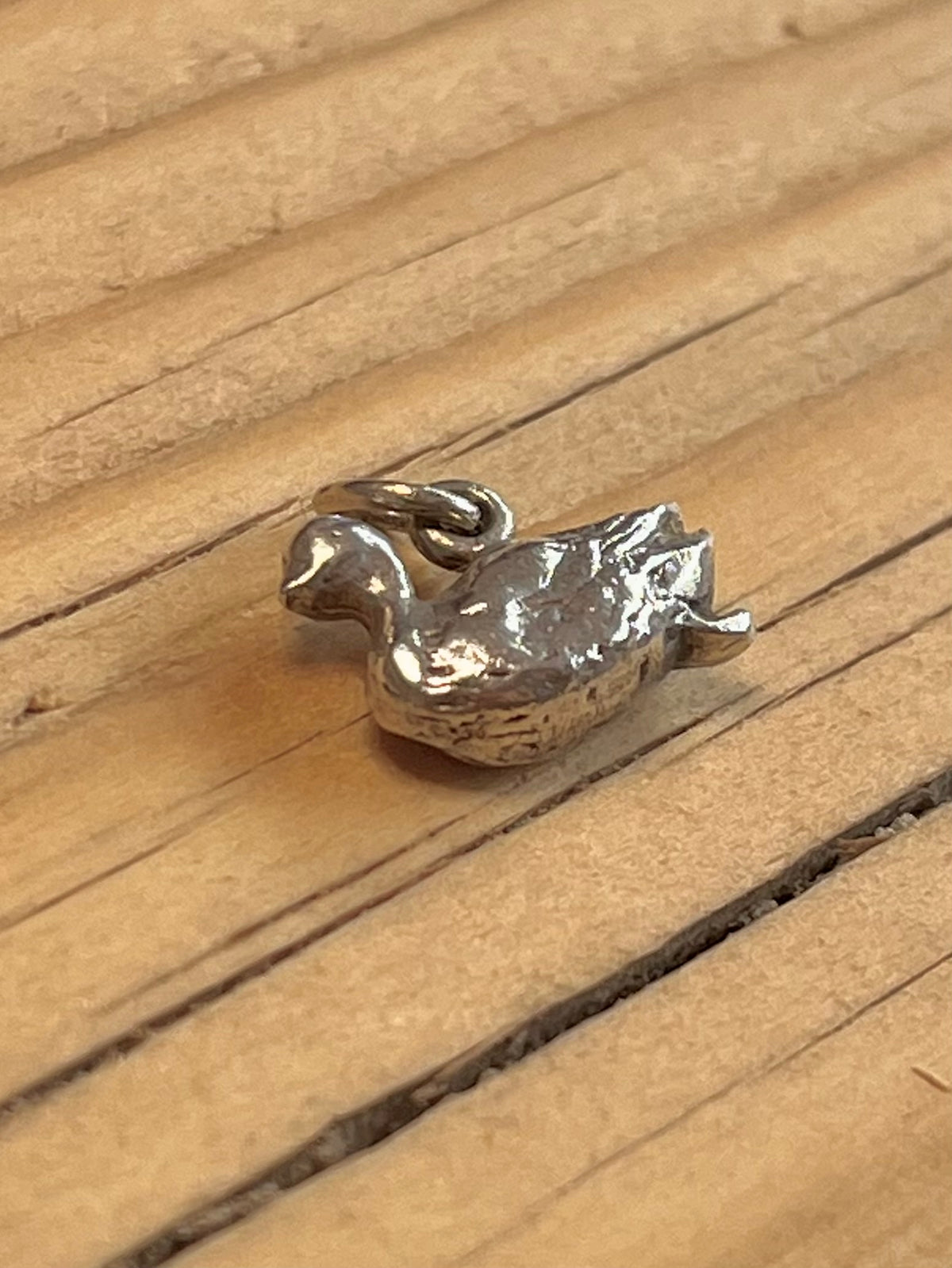 Small Duck 925 Sterling Silver Pendant
