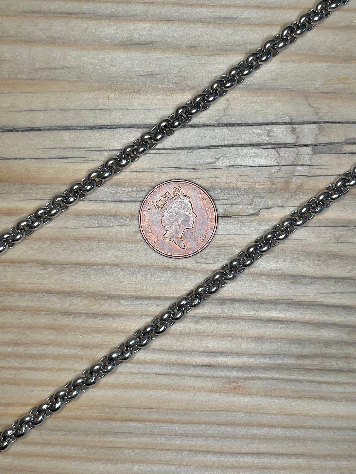 Heavy Belcher Chain 925 Sterling Silver 22 inch Necklacee