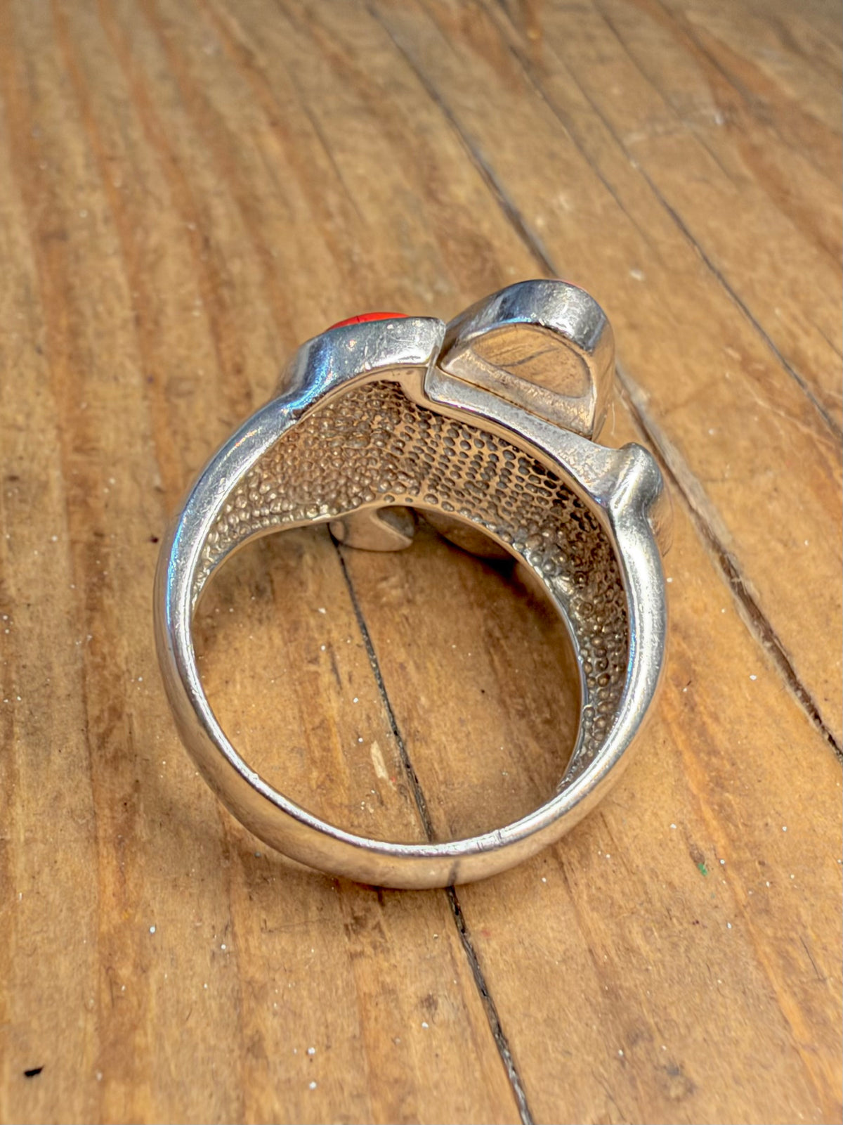 Whitney Kelly 2005 Abstract Multi Gemstone 925 Sterling Silver Size Q1/2 Ring