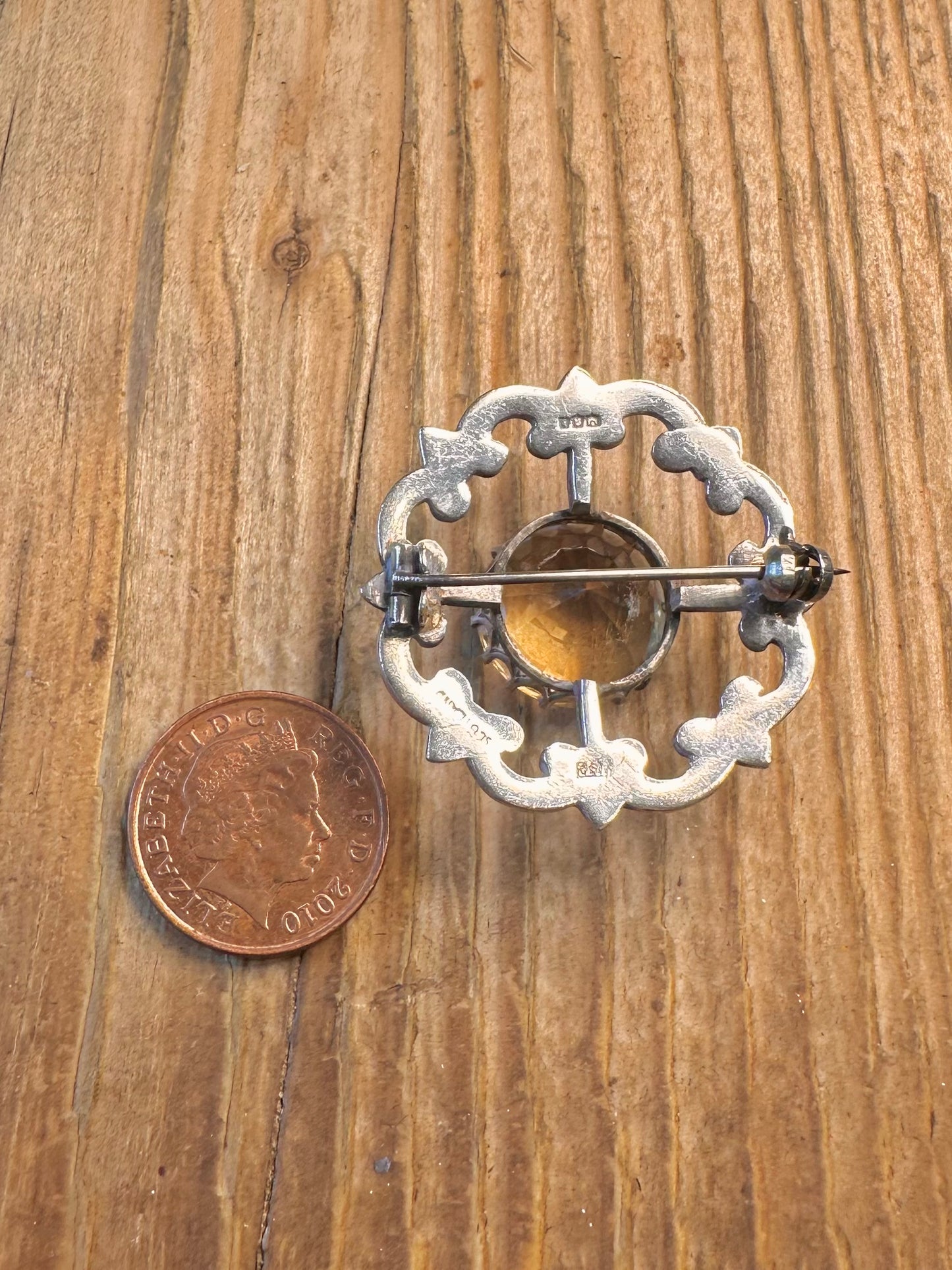 Scottish 1965 Thomas Kerr Ebbutt 925 Sterling Silver Brooch