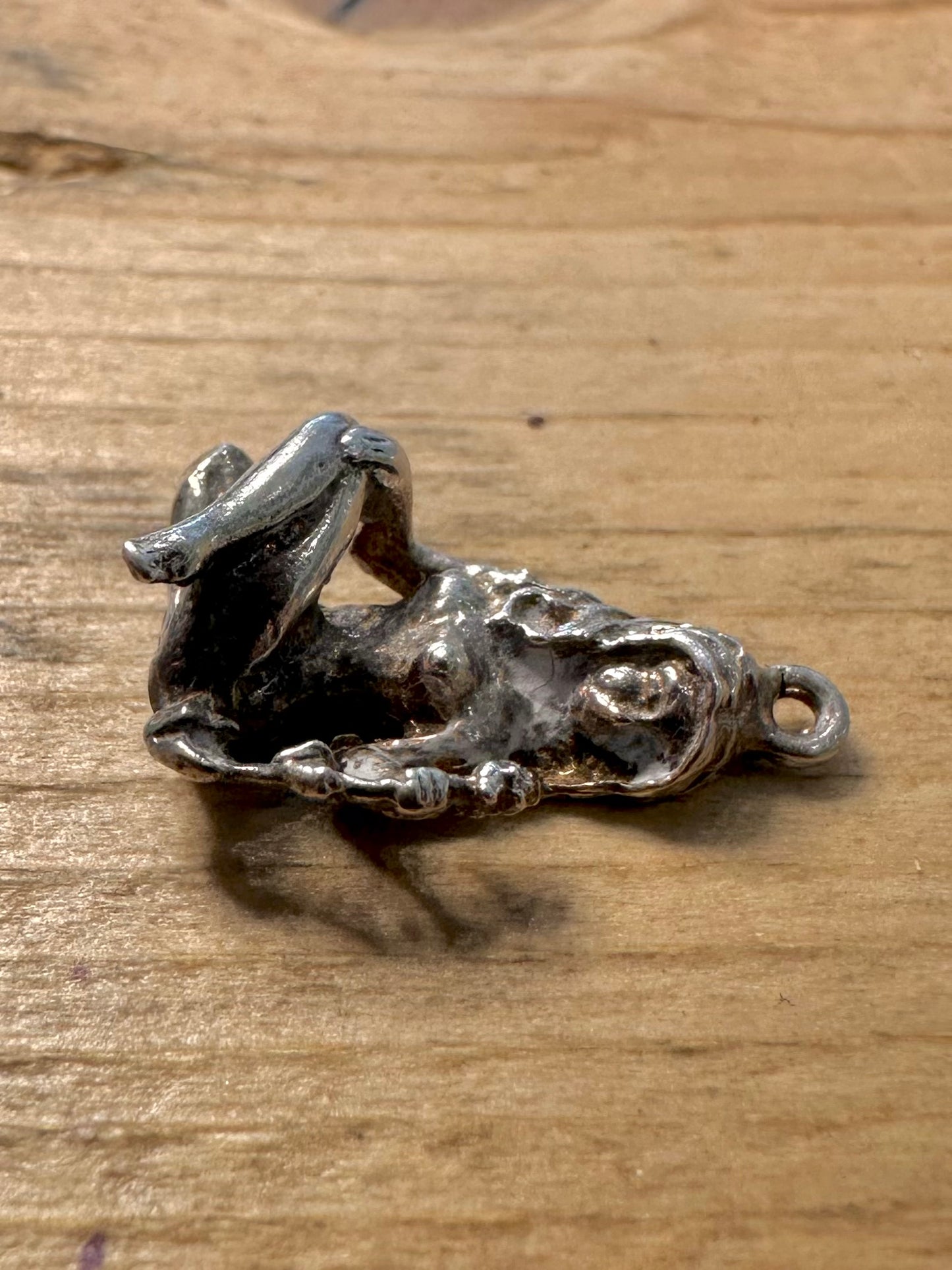 Vintage Women 925 Silver Charm Pendant
