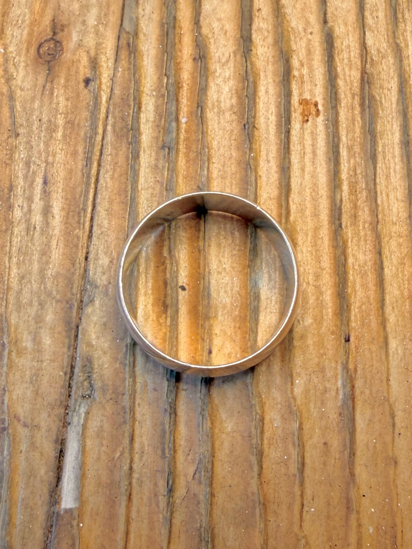 Band 925 Sterling Silver Size P1/2 Ring