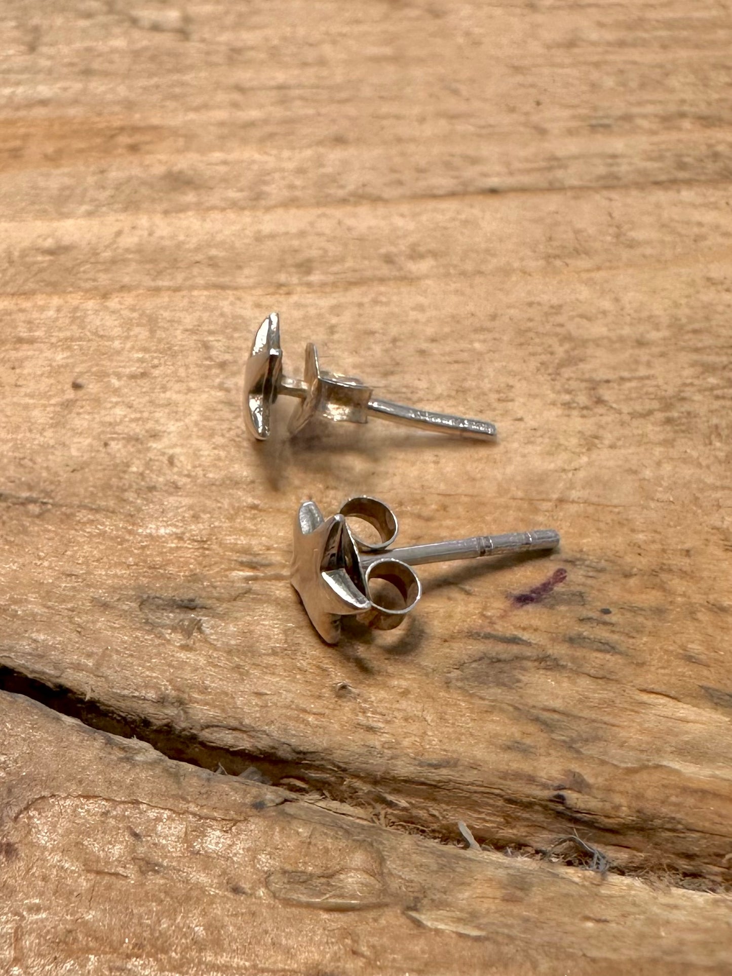 Vintage Star Stud 925 Silver Earrings