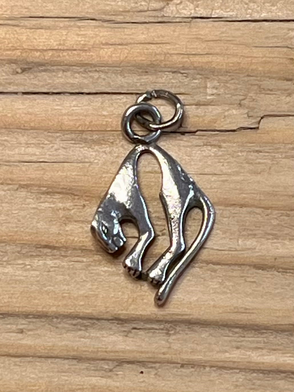 Hanging Panther 925 Sterling Silver Pendant