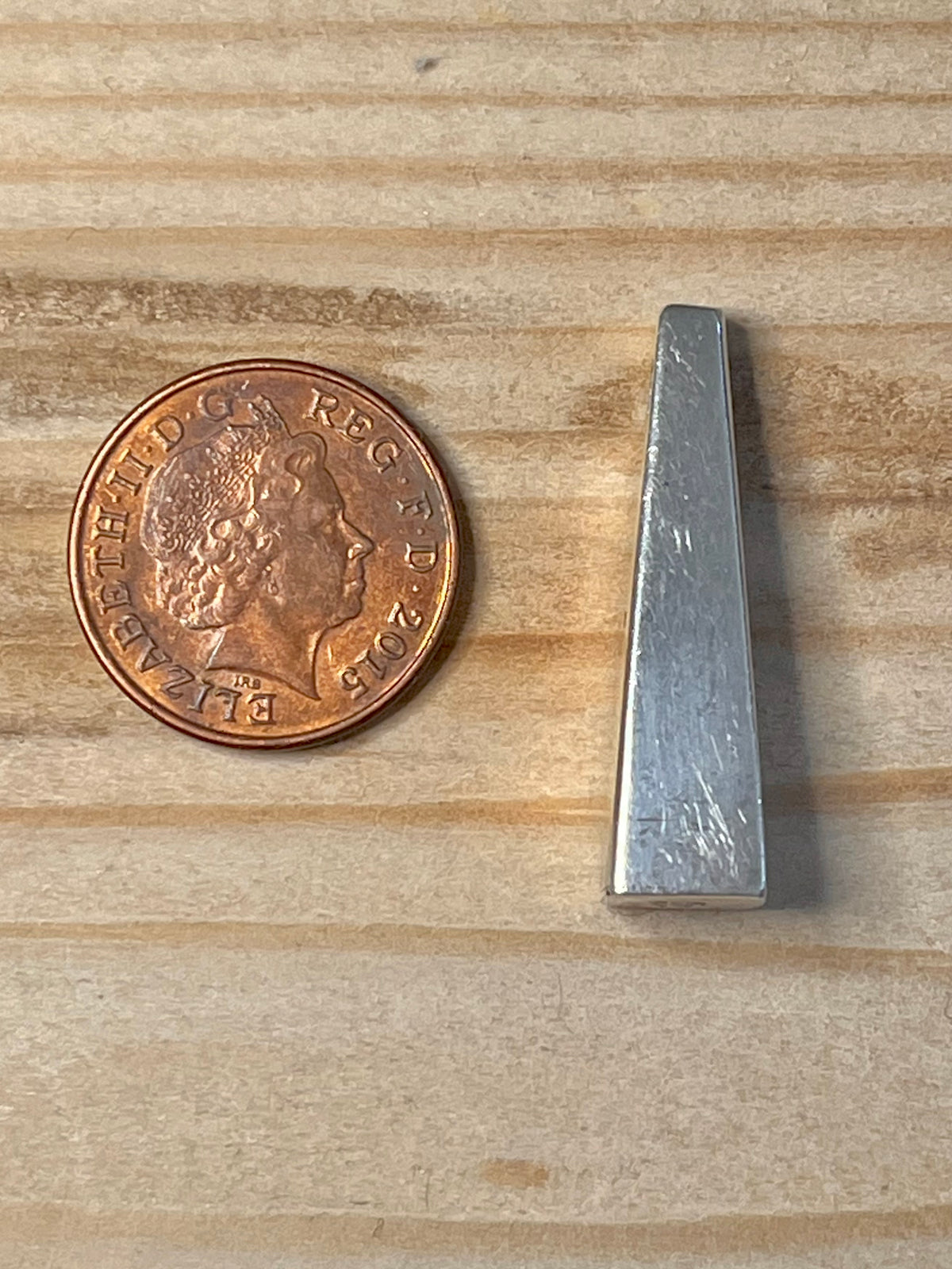 Minimalistic Triangle Bar 925 Sterling Silver Pendant