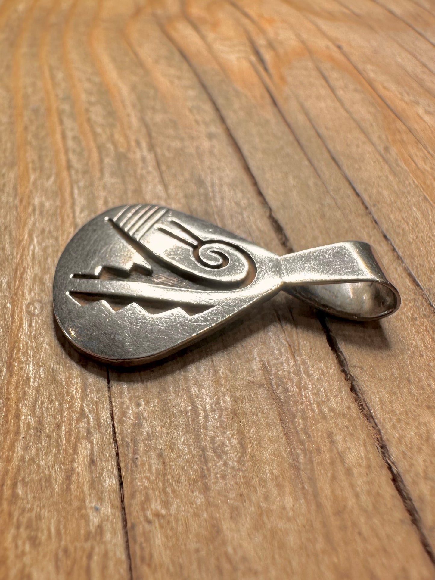 Vintage Native Hopi 925 Sterling Silver Pendant