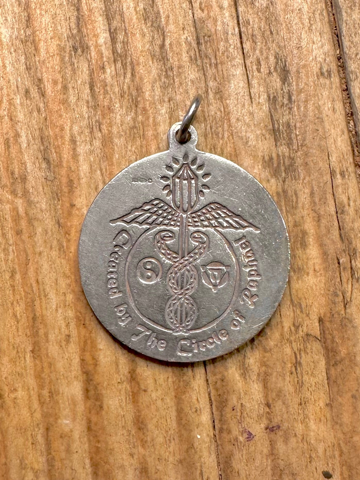 Der Kreis von Raphael Kreis 925 Sterling Silber Anhänger