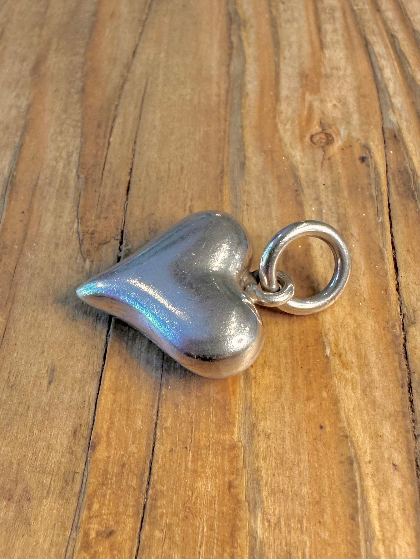 Puff Heart 925 Sterling Silver Pendant