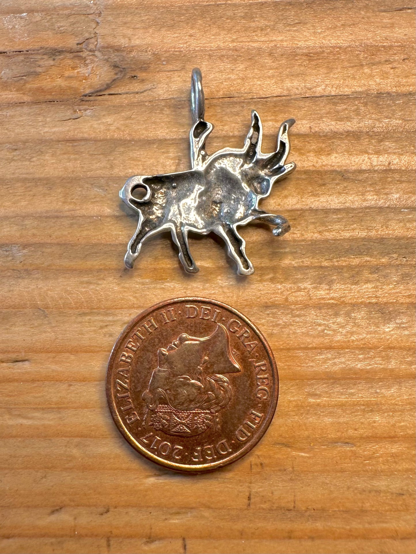 Taurus Bull 925 Sterling Silver Pendant