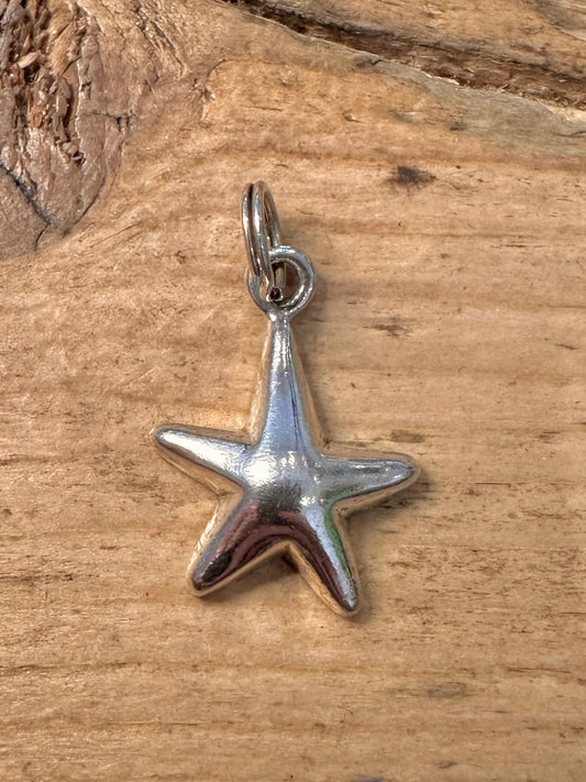 Vintage Star Fish 925 Silver Pendant